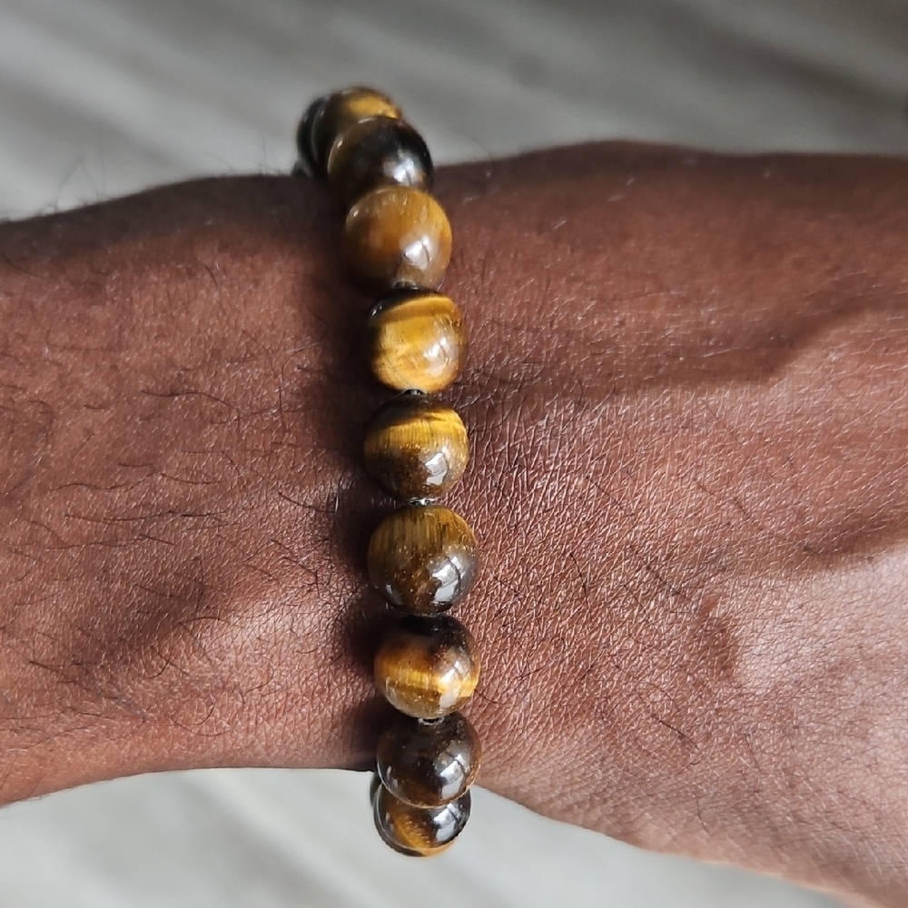Tiger Eye Beaded Bracelet